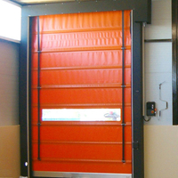 Windproof Waterproof High Speed ​​PVC Stacking Door
