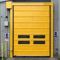 Windproof High Speed ​​PVC Stacking Door