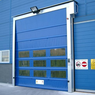 High Performance Aluminum High Speed ​​PVC Stacking Door